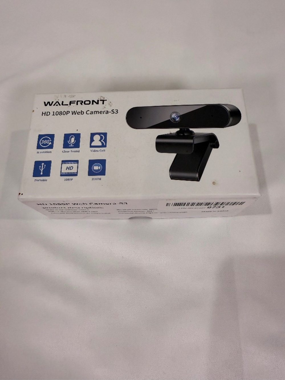 WALFRONT HD 1080P USB Webcam S3